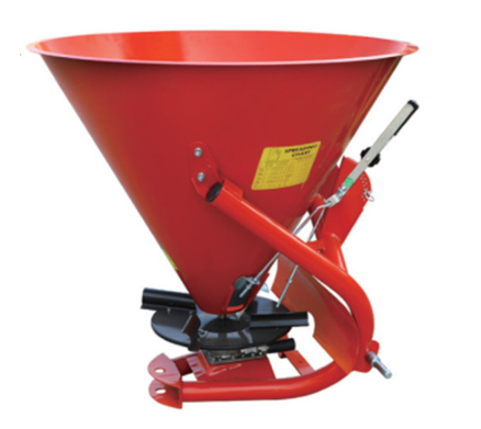 Jednotarczowy rozsiewacz nawozów